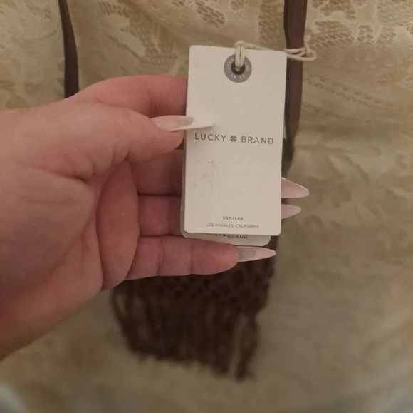 Lucky Brand Pala Crossbody Bag Brownstone - Picture 6 of 11